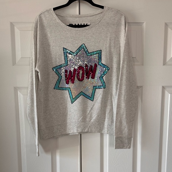 PINK Victoria’s Secret Graphic Sweatshirt NWT - Picture 1 of 5